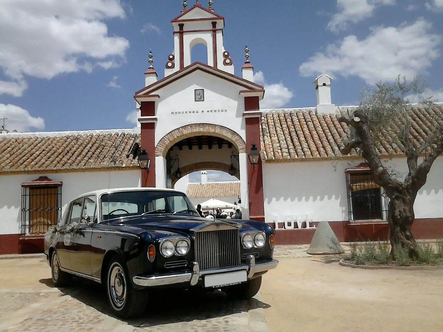 Coche de época para bodas — Legado Romano